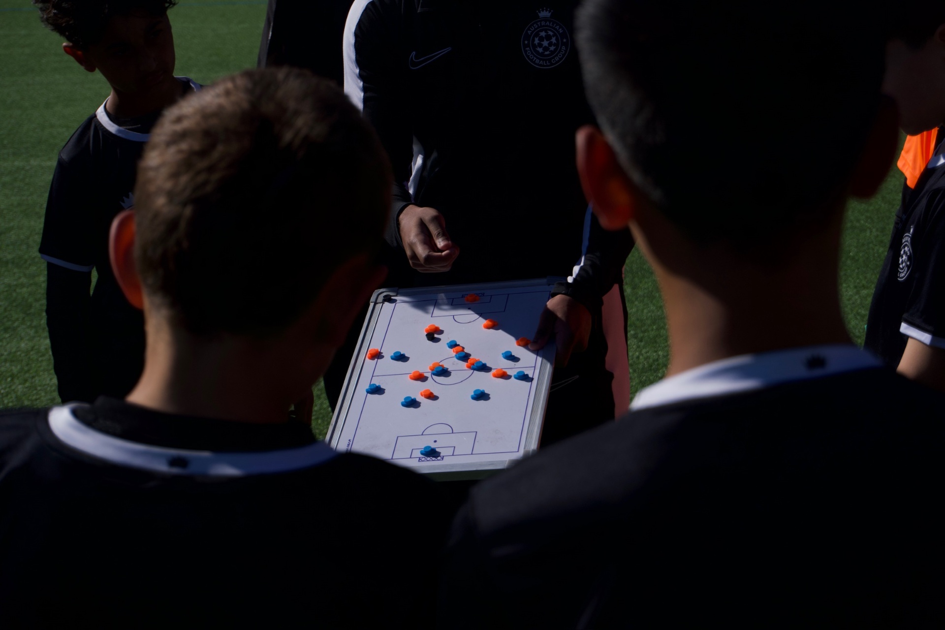 Football stadium crowd atmosphere